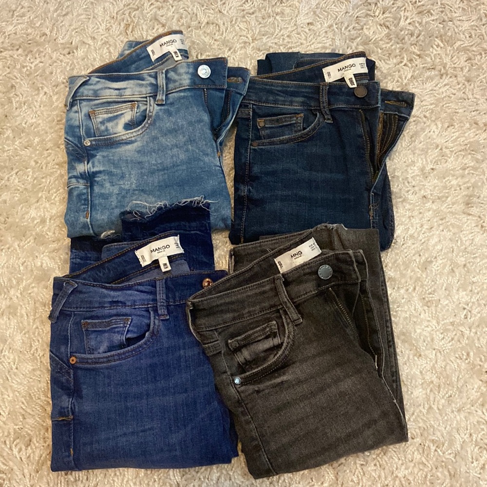 4 Mango Jeans Excellent  Condition